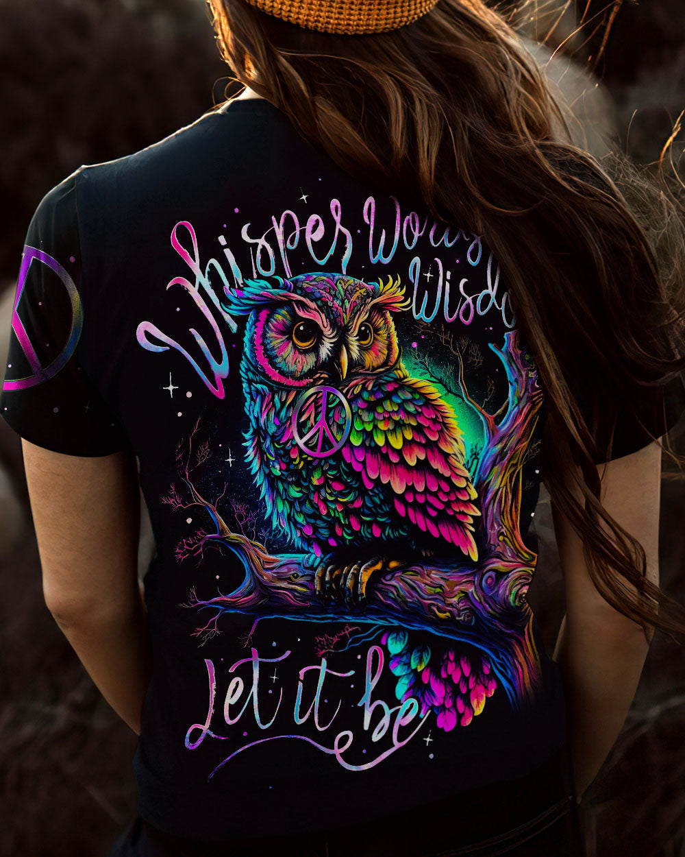 WHISPER WORDS OF WISDOM OWL ALL OVER PRINT - TY1703232