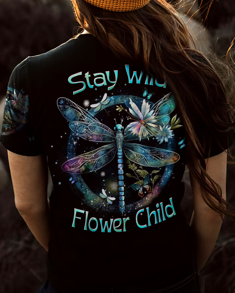 STAY WILD FLOWER CHILD ALL OVER PRINT - YHHN1503232