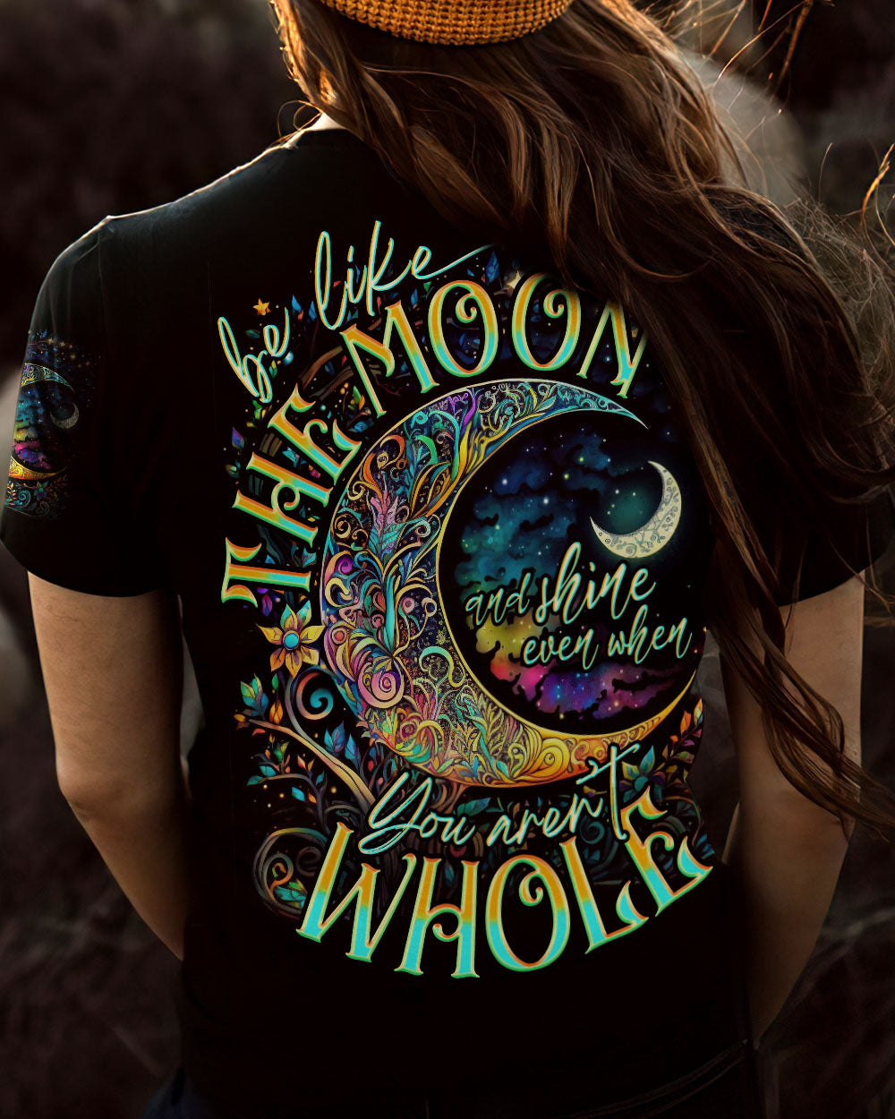 BE LIKE THE MOON ALL OVER PRINT - TLNO2704232