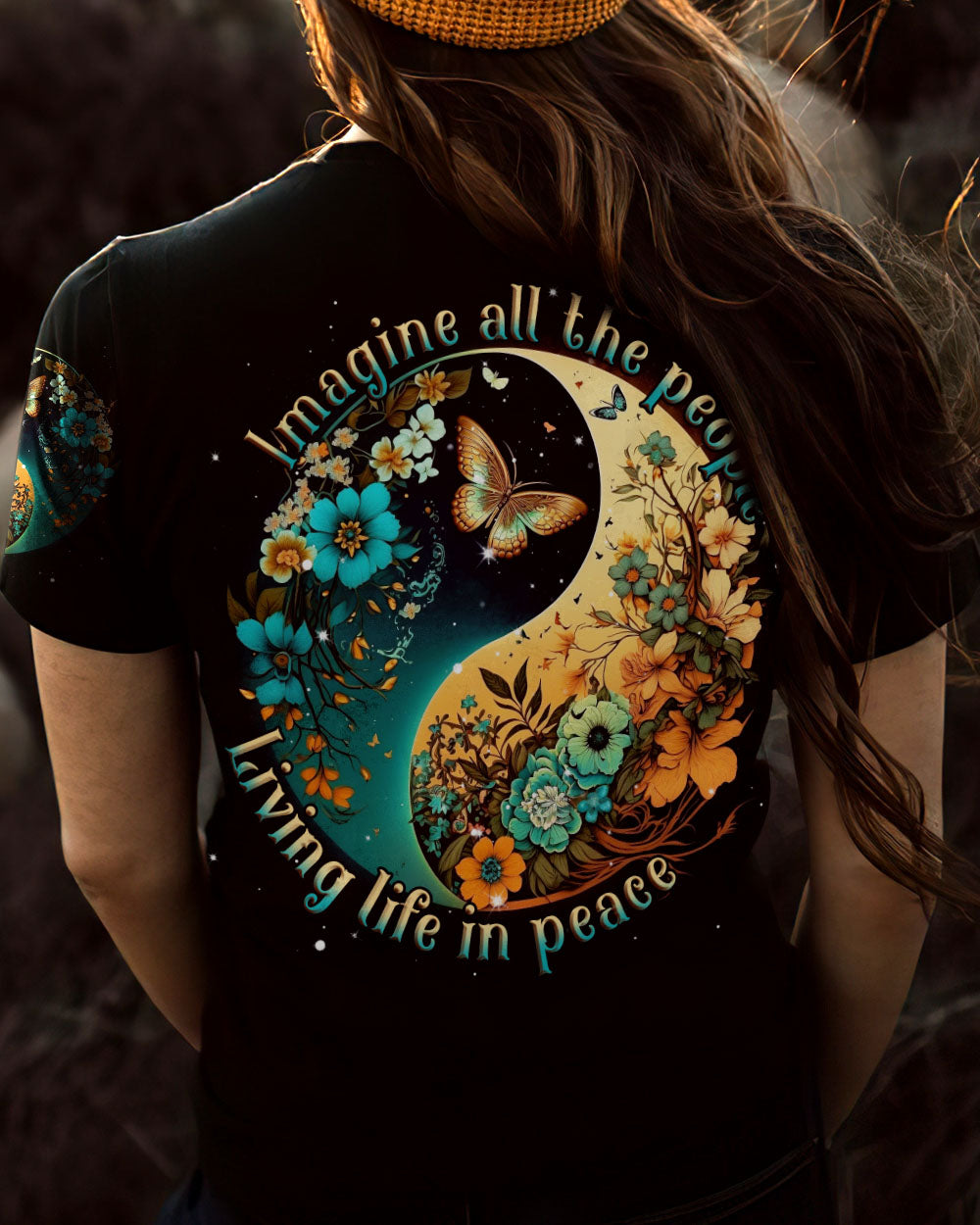 IMAGINE ALL THE PEOPLE LIVING LIFE IN PEACE ALL OVER PRINT - TLNT2704231
