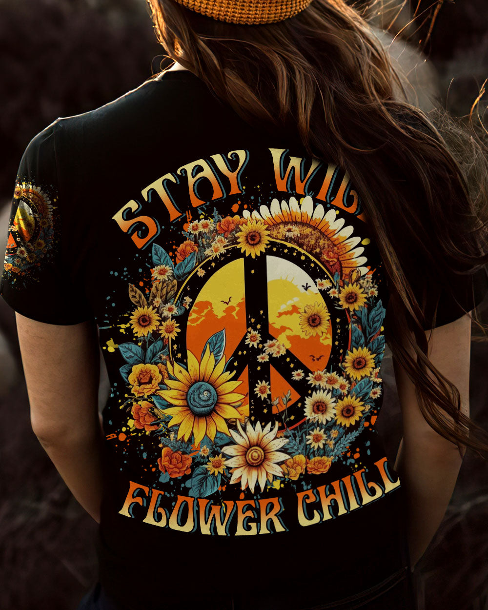 STAY WILD FLOWER CHILD ALL OVER PRINT - YHLN1704233