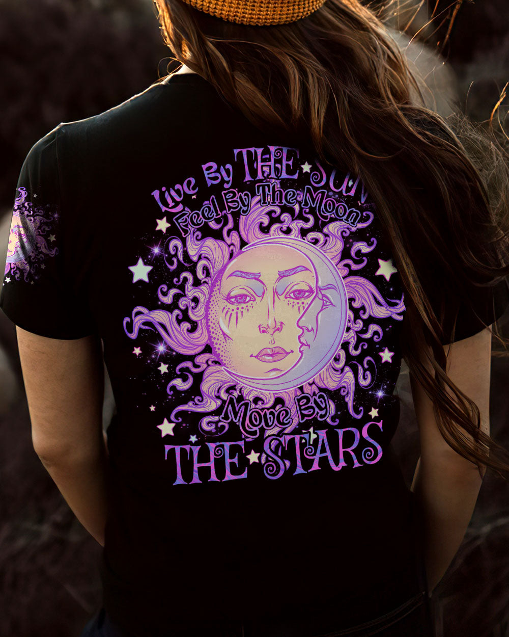LIVE BY THE SUN PURPLE ALL OVER PRINT - TLNO1503234