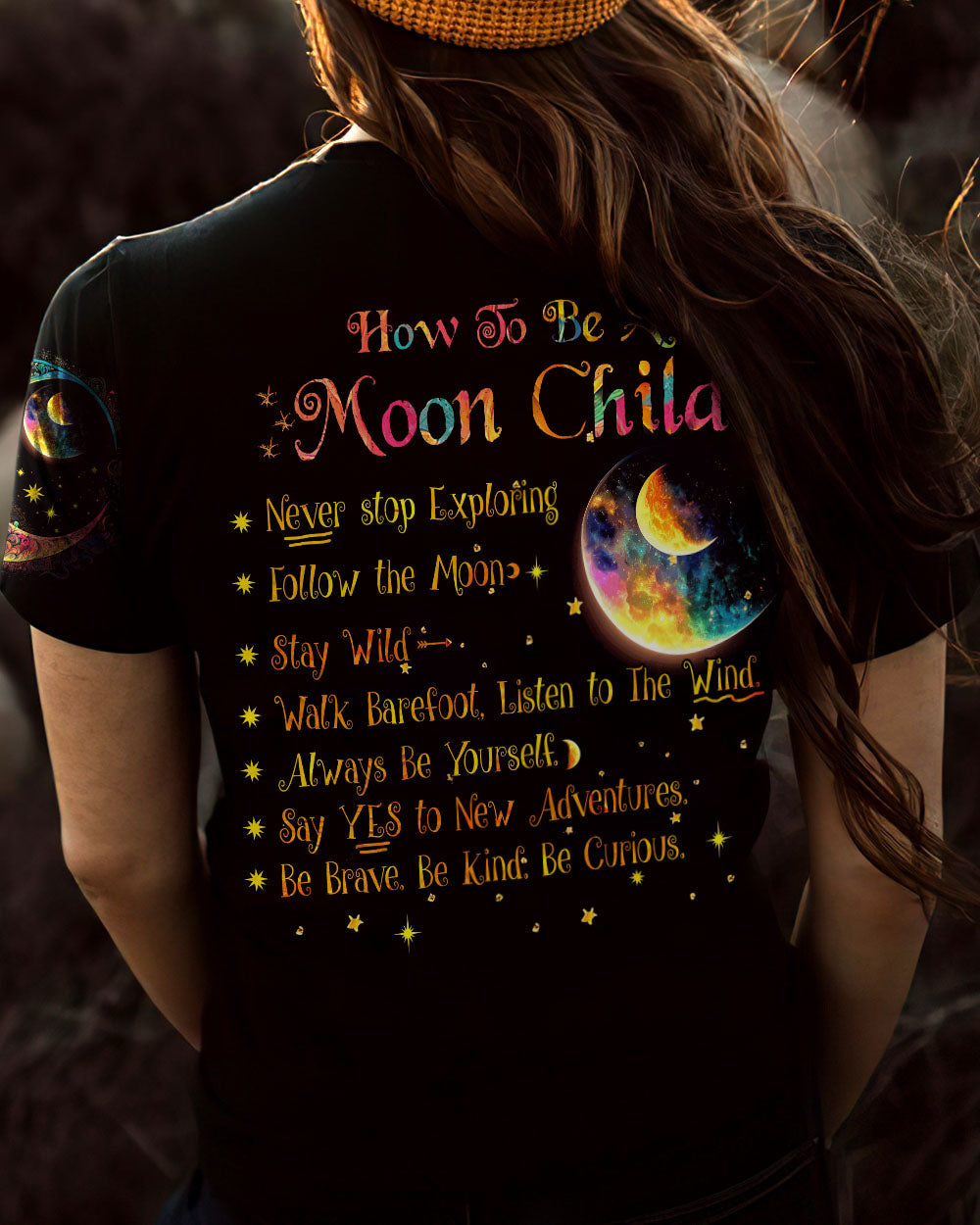 HOW TO BE A MOON CHILD ALL OVER PRINT - TYTM0103231