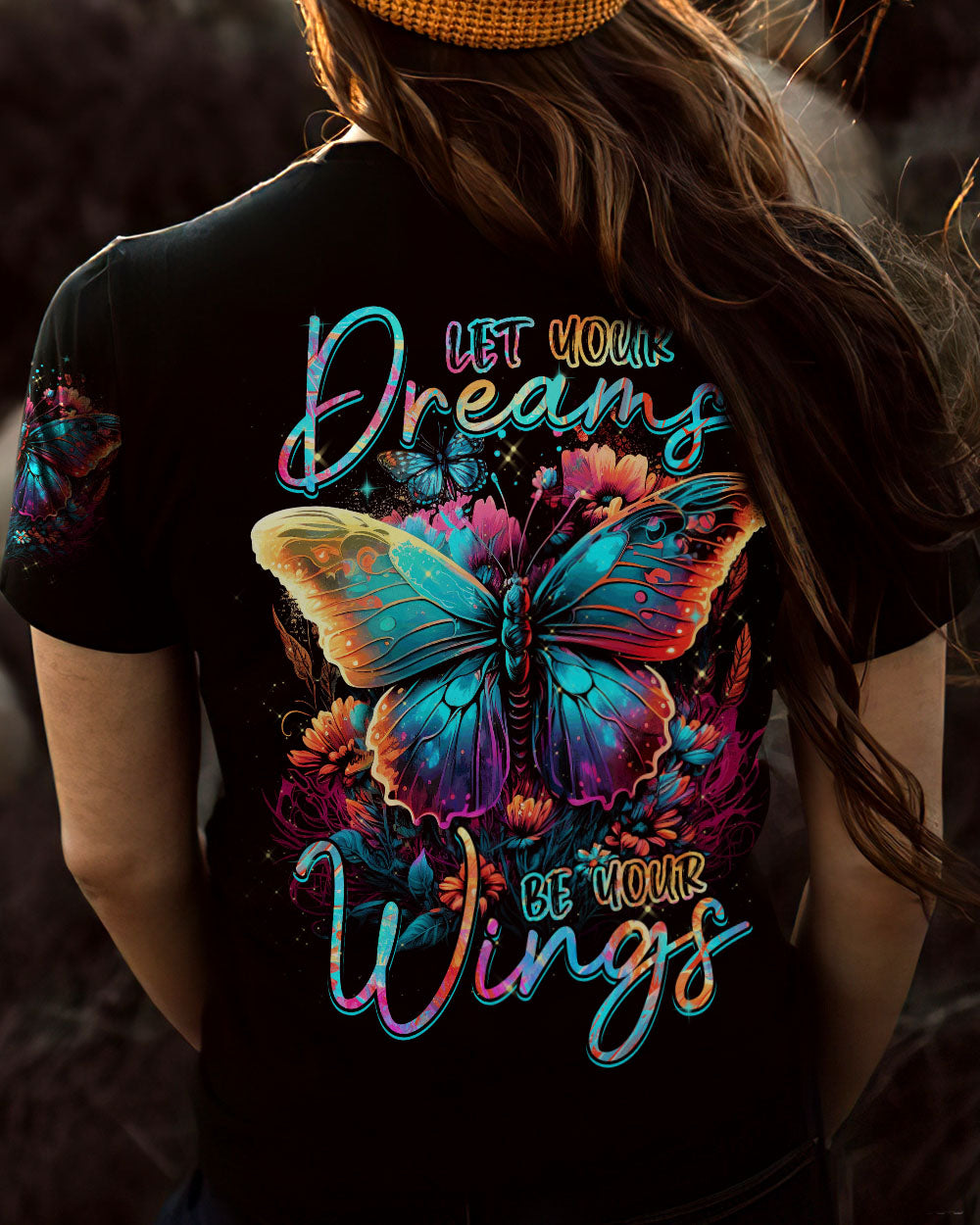 LET YOUR DREAMS BE YOUR WINGS ALL OVER PRINT - TYTM1603233