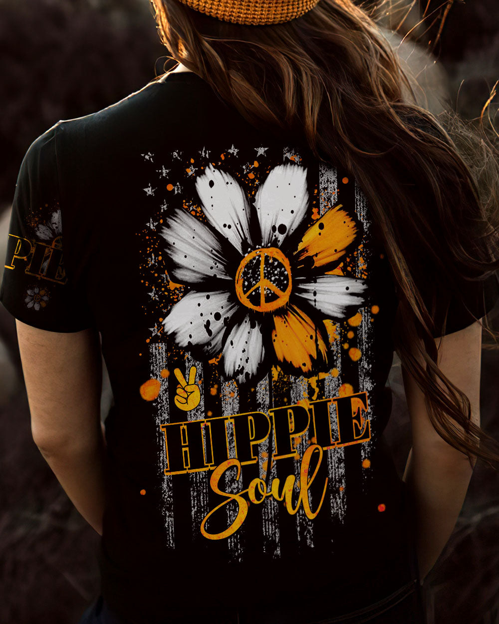 HIPPIE SOUL DAISY FLAG ALL OVER PRINT - YHHG2102232