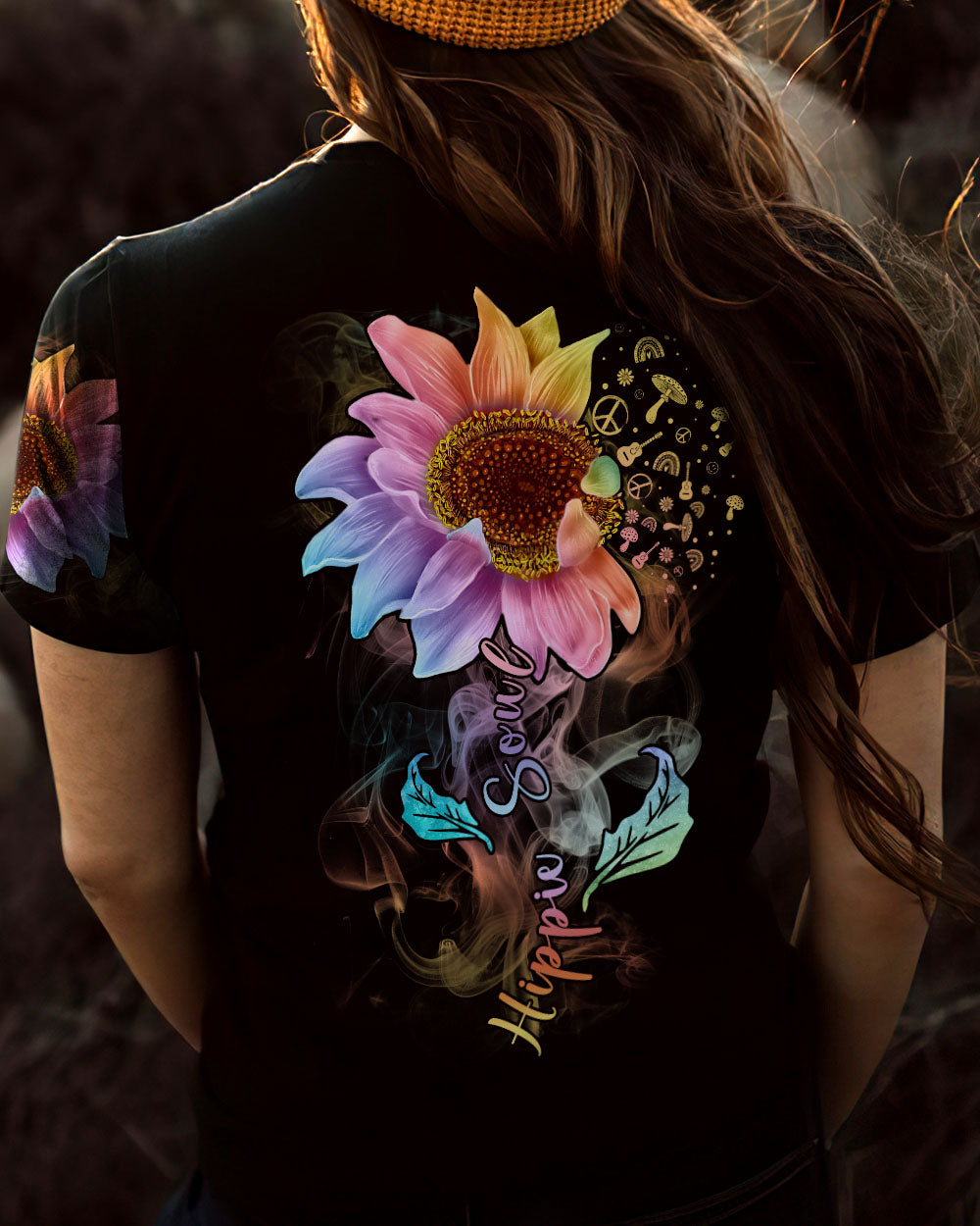 HIPPIE SOUL SUNFLOWER COLORFUL ALL OVER PRINT - TA31012314