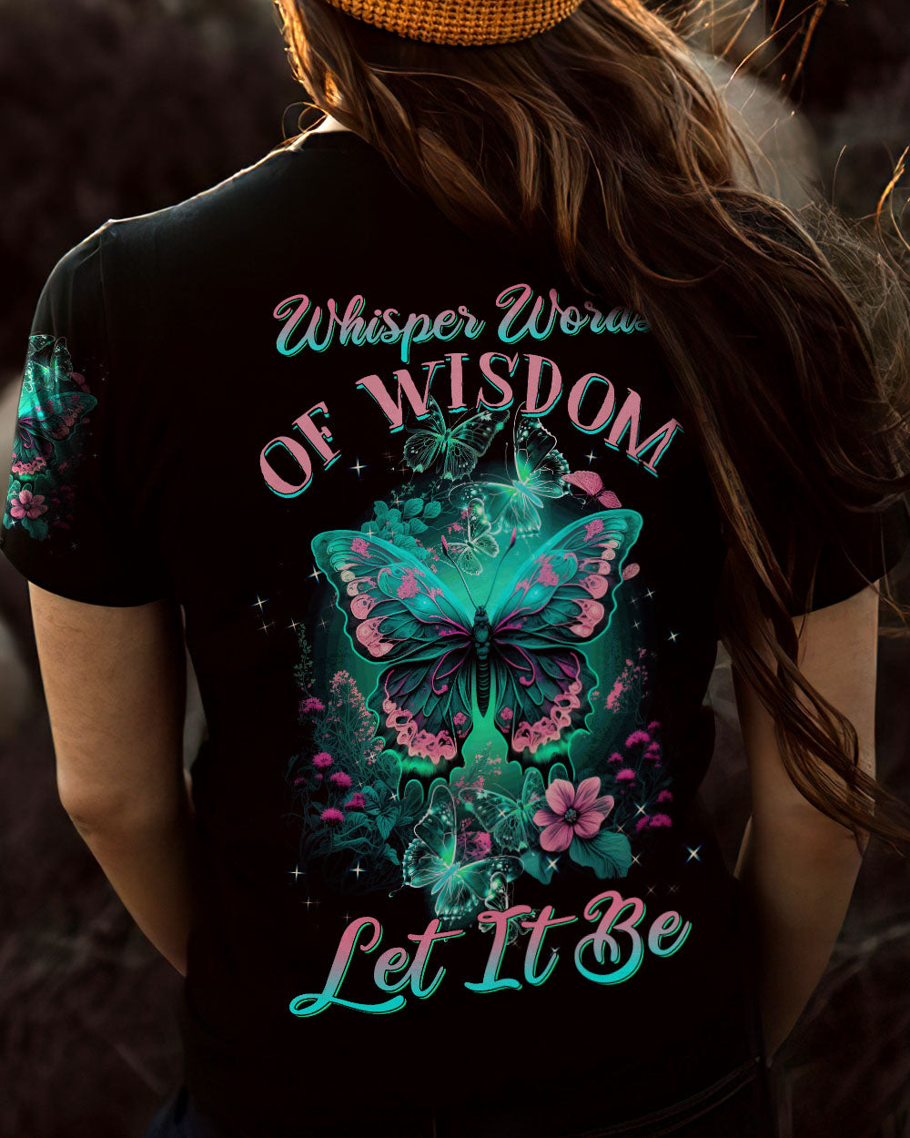 WHISPER WORDS OF WISDOM BUTTERFLY ALL OVER PRINT - TYTW0303231