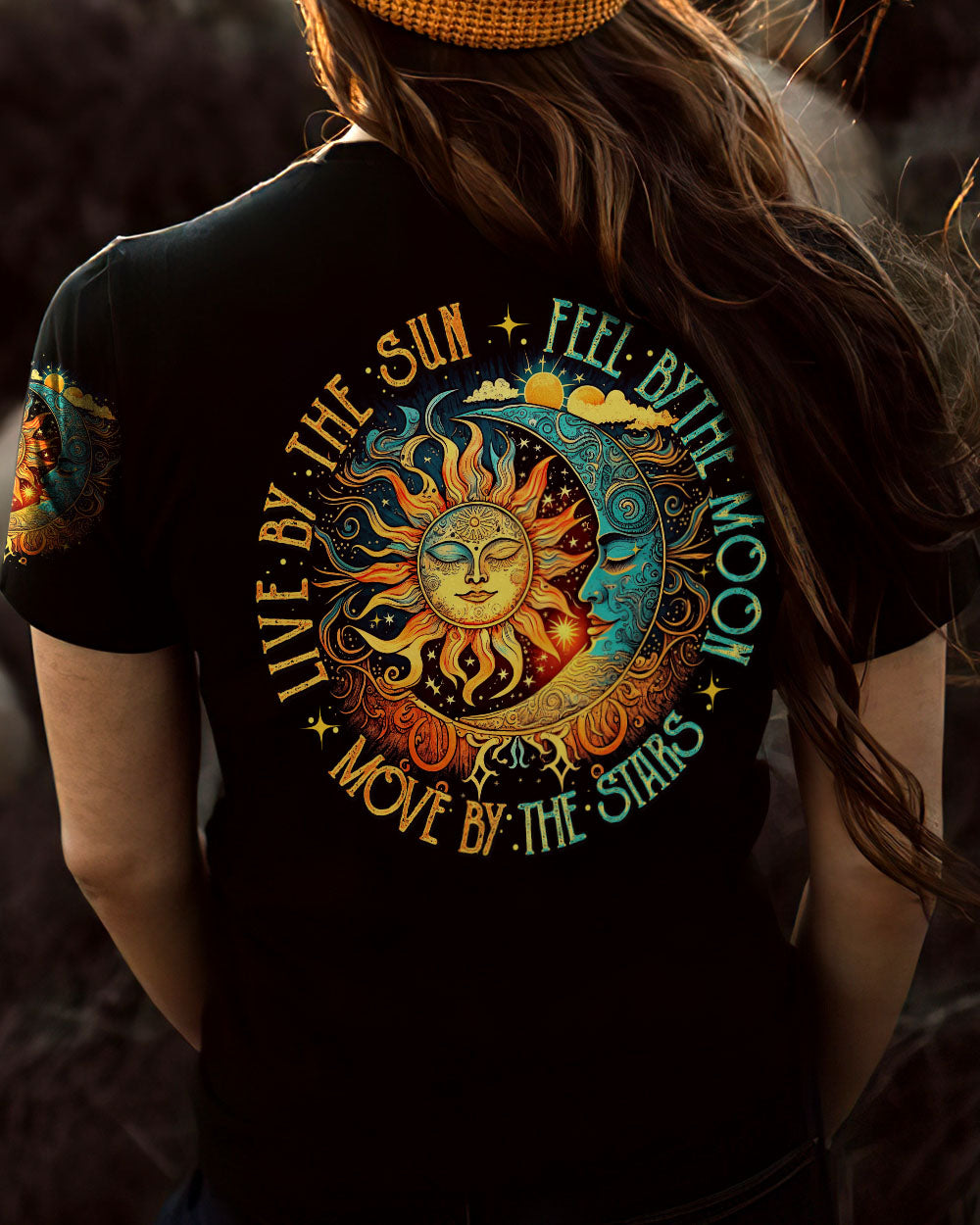 LIVE BY THE SUN LOVE BY THE STARS ALL OVER PRINT - TYTM1503231