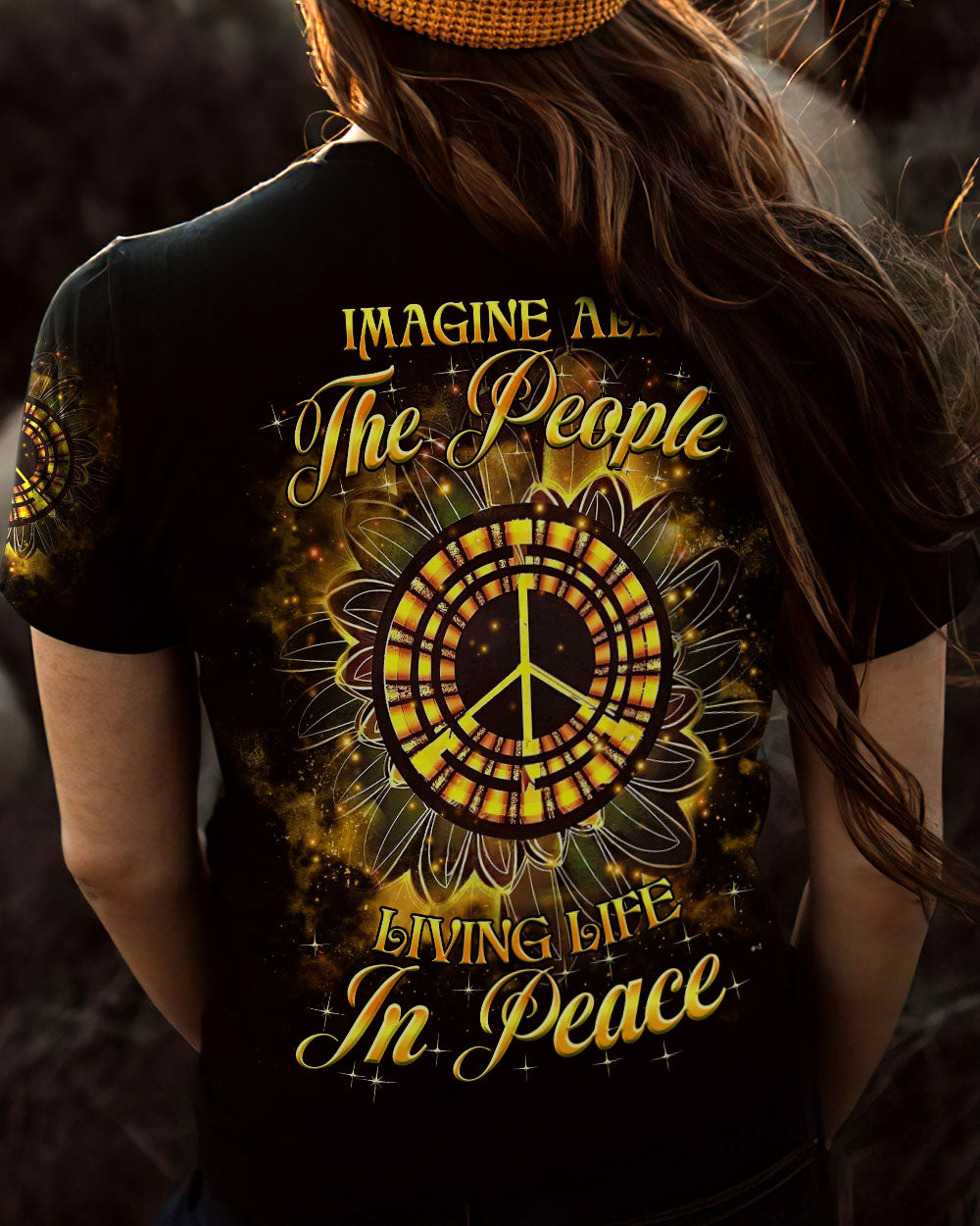 IMAGINE ALL THE PEOPLE LIVING LIFE IN PEACE ALL OVER PRINT - YHHG1206234