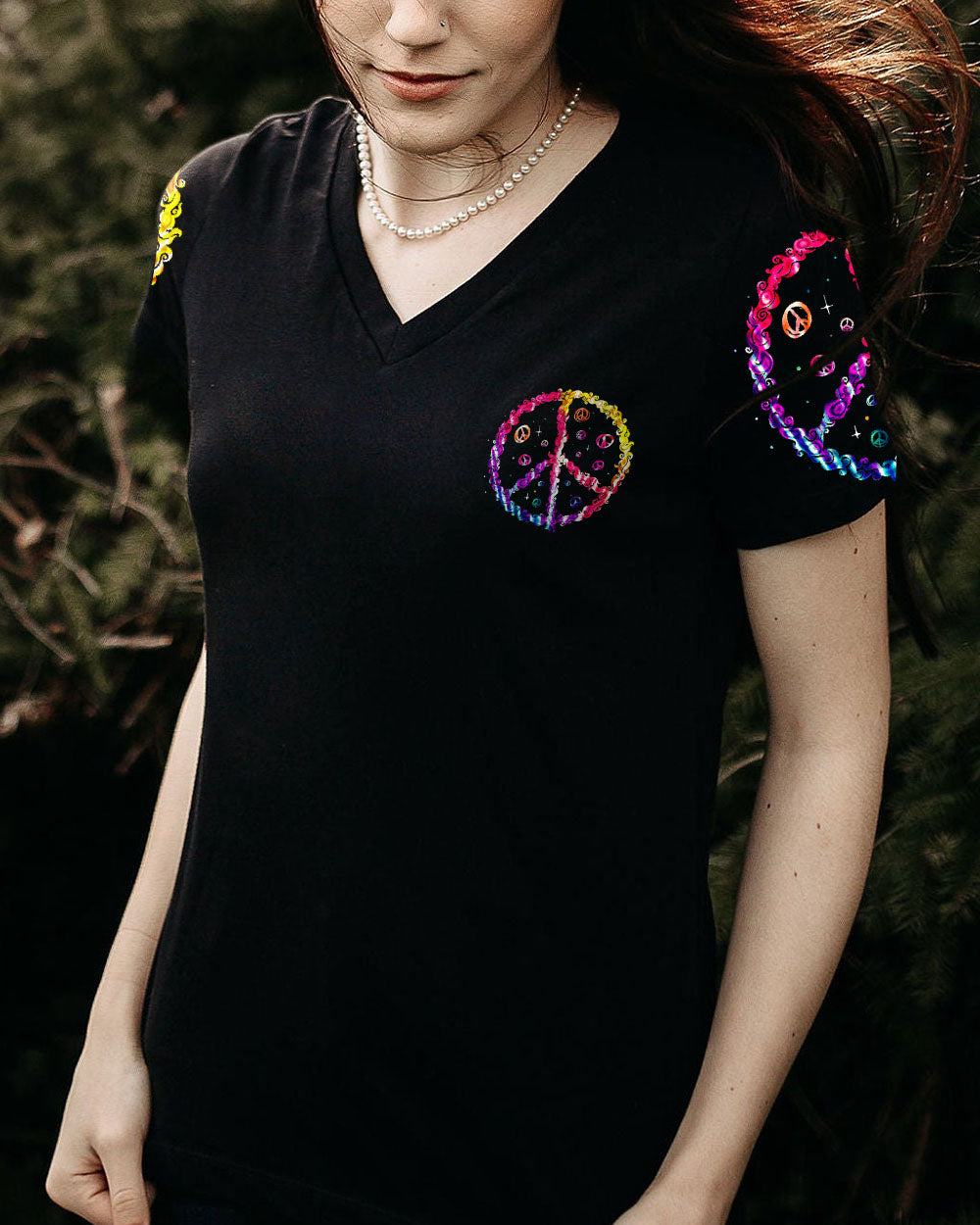 MAKE LOVE NOT WAR TIE DYE ALL OVER PRINT - TA2802233