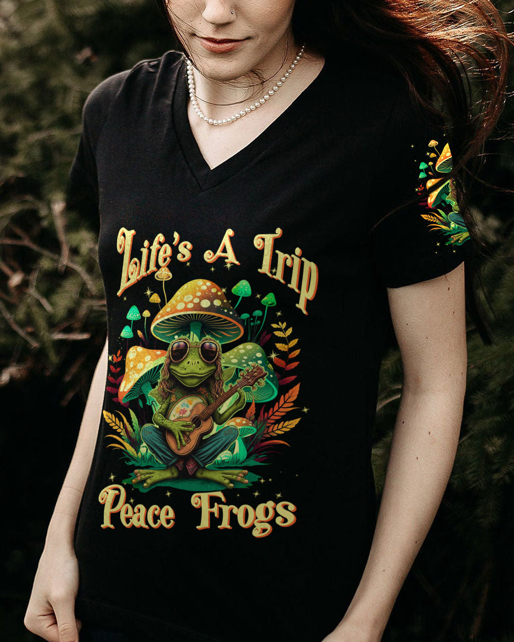 PEACE FROGS ALL OVER PRINT - TYTW2702231