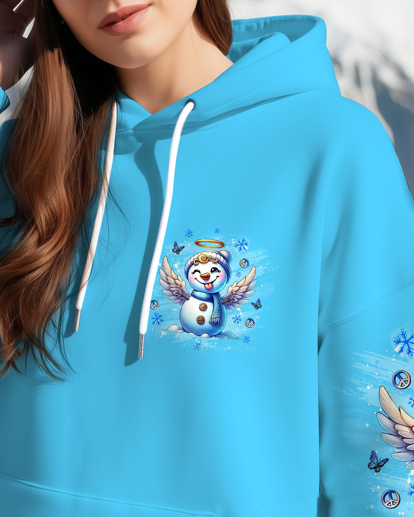 BELIEVE IN THE MAGIC OF CHRISTMAS SNOWMAN ALL OVER PRINT - YHLT2410253