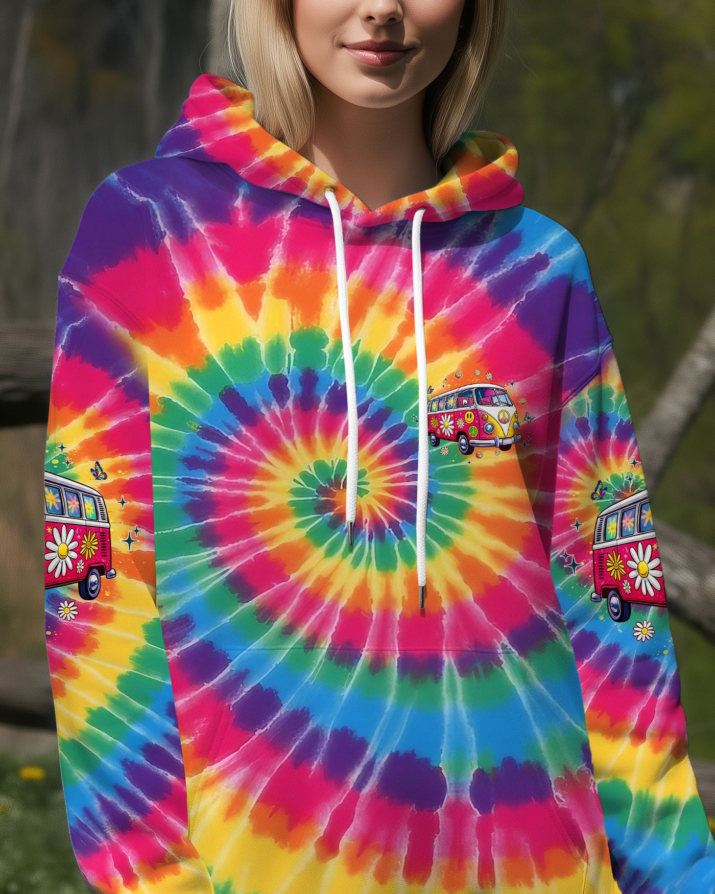 RUNNING AGAINST THE WIND TIE DYE ALL OVER PRINT - YHLT2511251