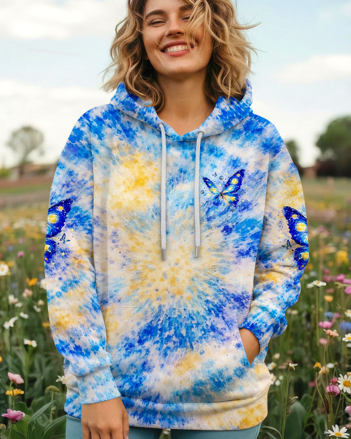 WHISPER WORDS OF WISDOM LET IT BE BUTTERFLY ALL OVER PRINT - YHLT2702262
