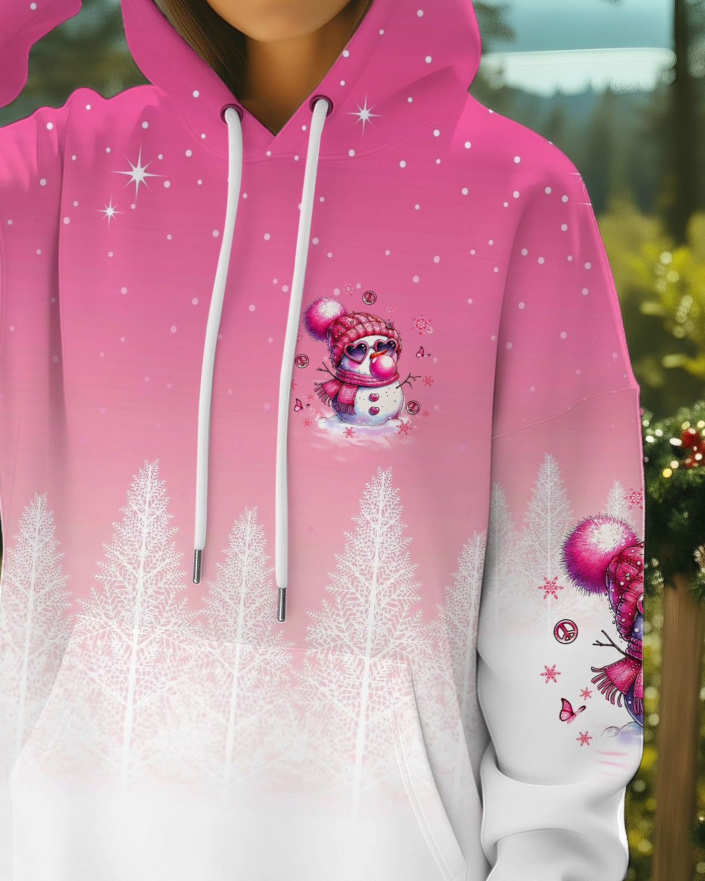 BE YOU THE WORLD WILL ADJUST SNOWMAN CHRISTMAS ALL OVER PRINT - YHLT1111252