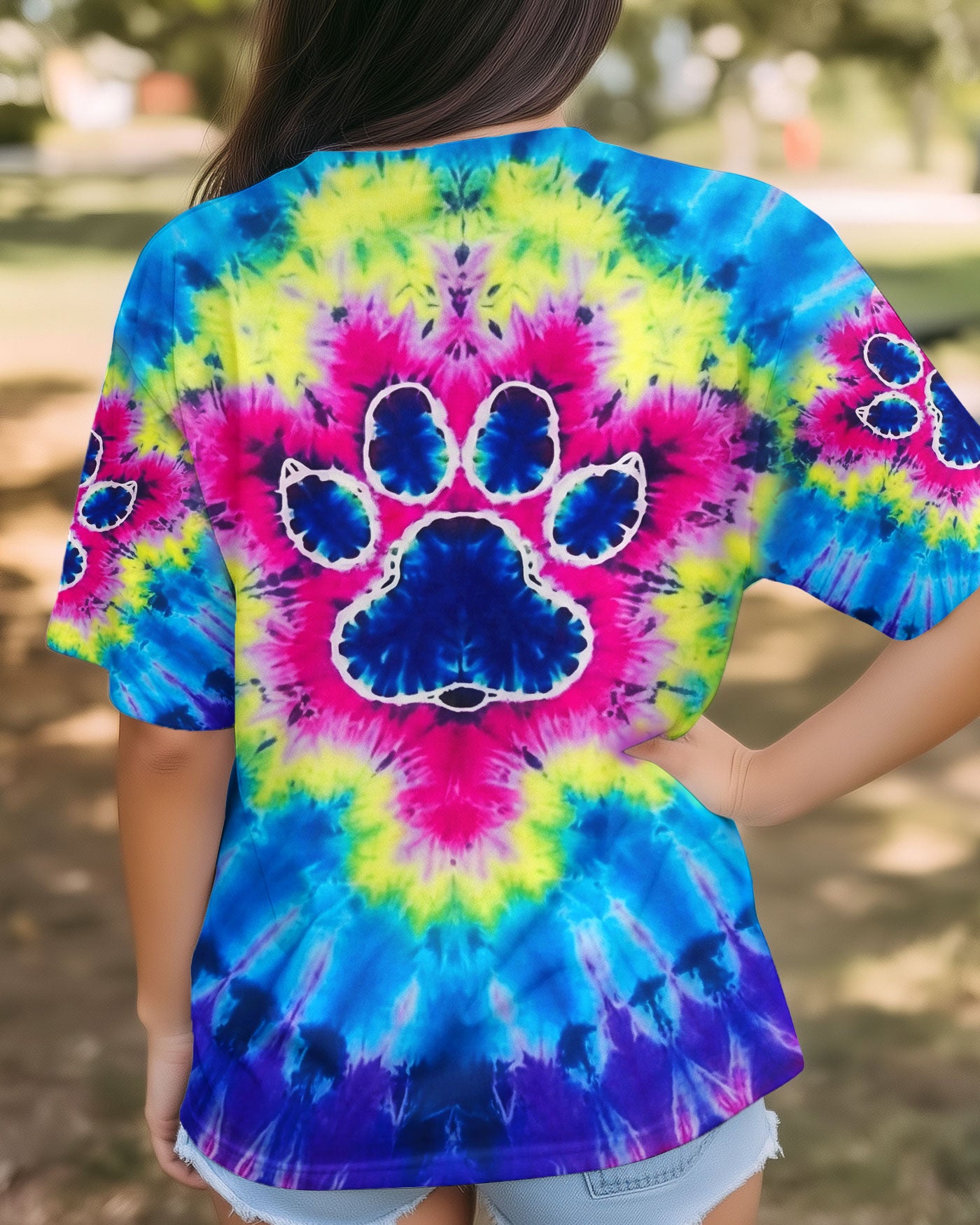 RADIANT SWIRL PAW ALL OVER PRINT - YHLT0901261