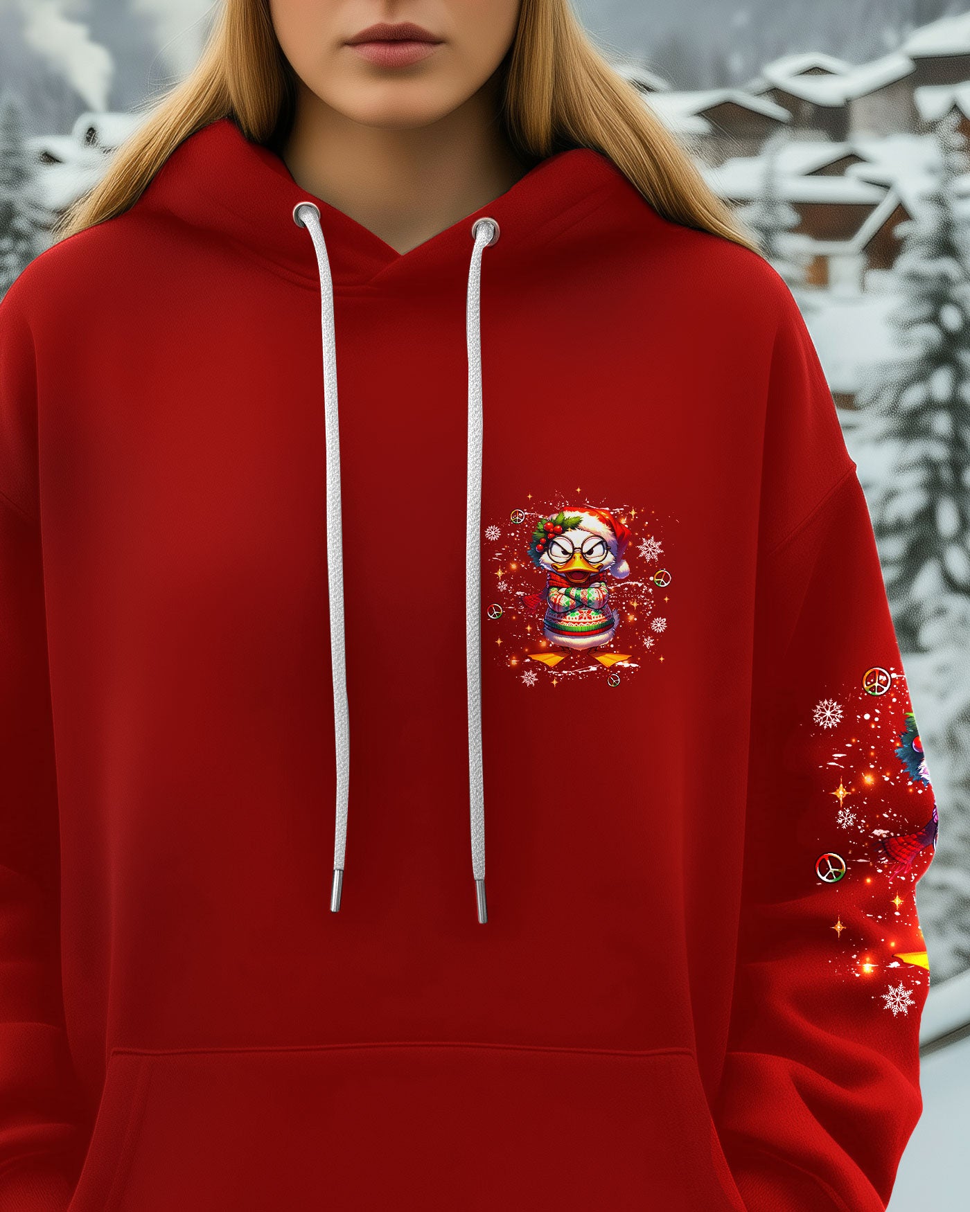 I’M TOO CUTE FOR THE NAUGHTY LIST CHRISTMAS DUCK ALL OVER PRINT - YHLT1011251