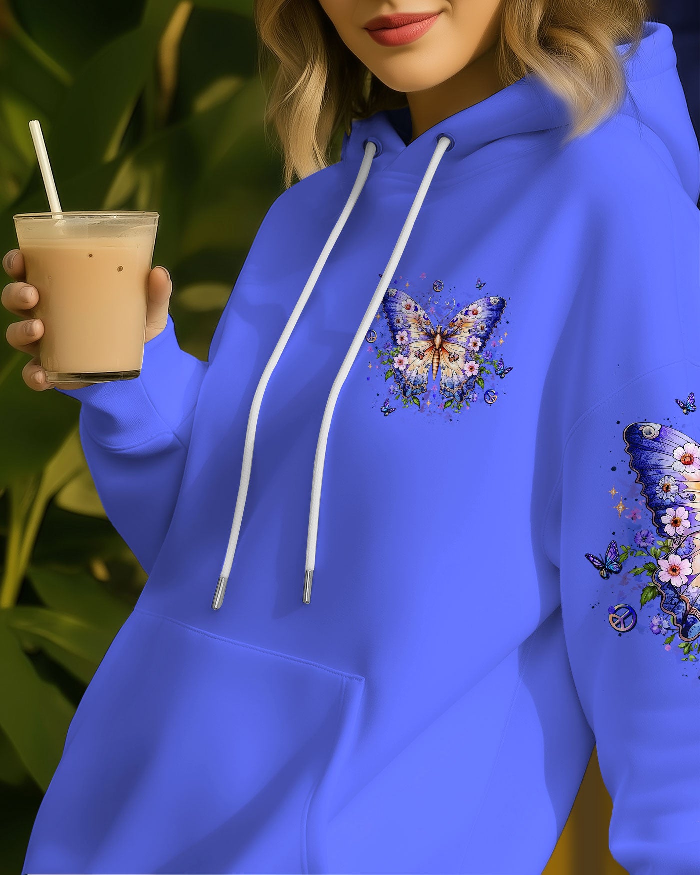 WHISPER WORDS OF WISDOM LET IT BE BUTTERFLY ALL OVER PRINT - YHLT2010251