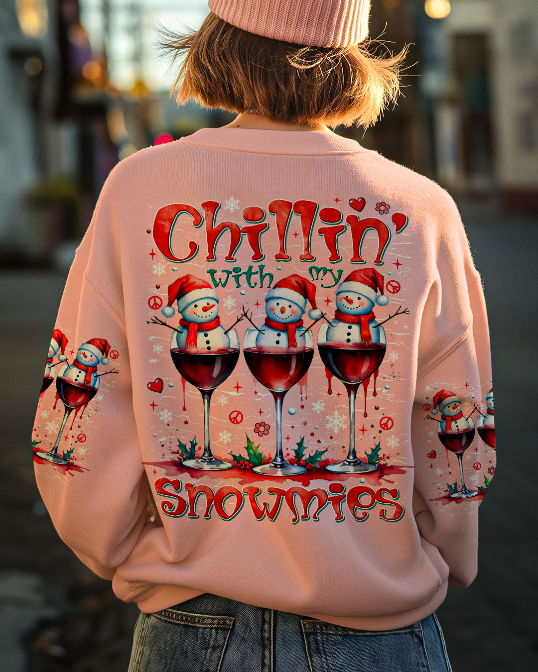 CHILLIN' WITH MY SNOWMIES CHRISTMAS ALL OVER PRINT - TYTM2310244