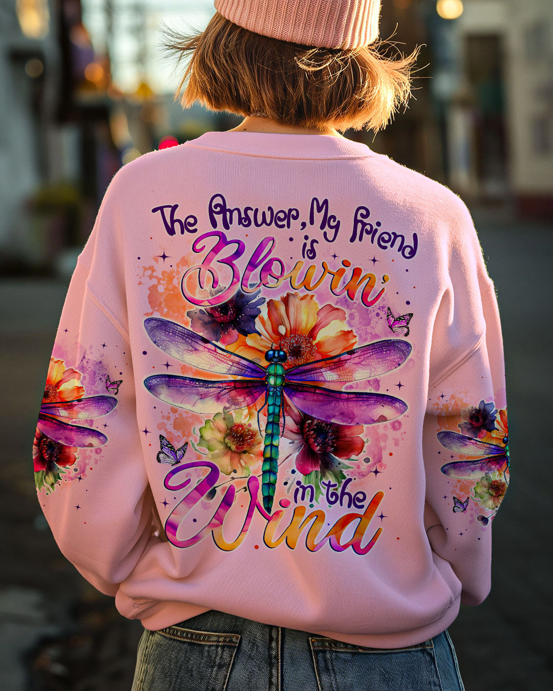 BLOWIN' IN THE WIND DRAGONFLY ALL OVER PRINT - TYTM2910243