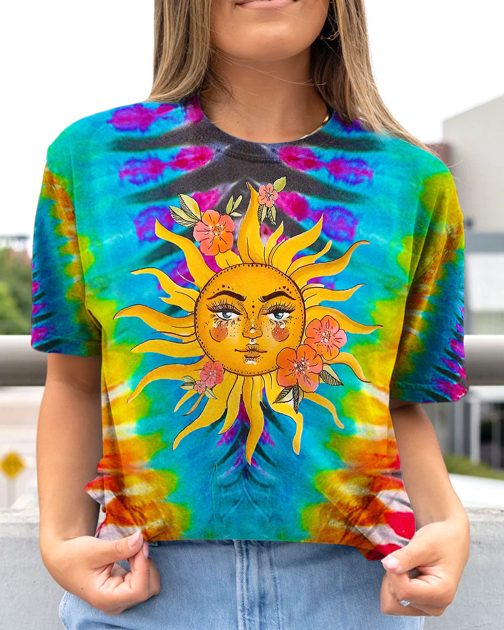 SUN TIE DYE ALL OVER PRINT - TYTM2705231