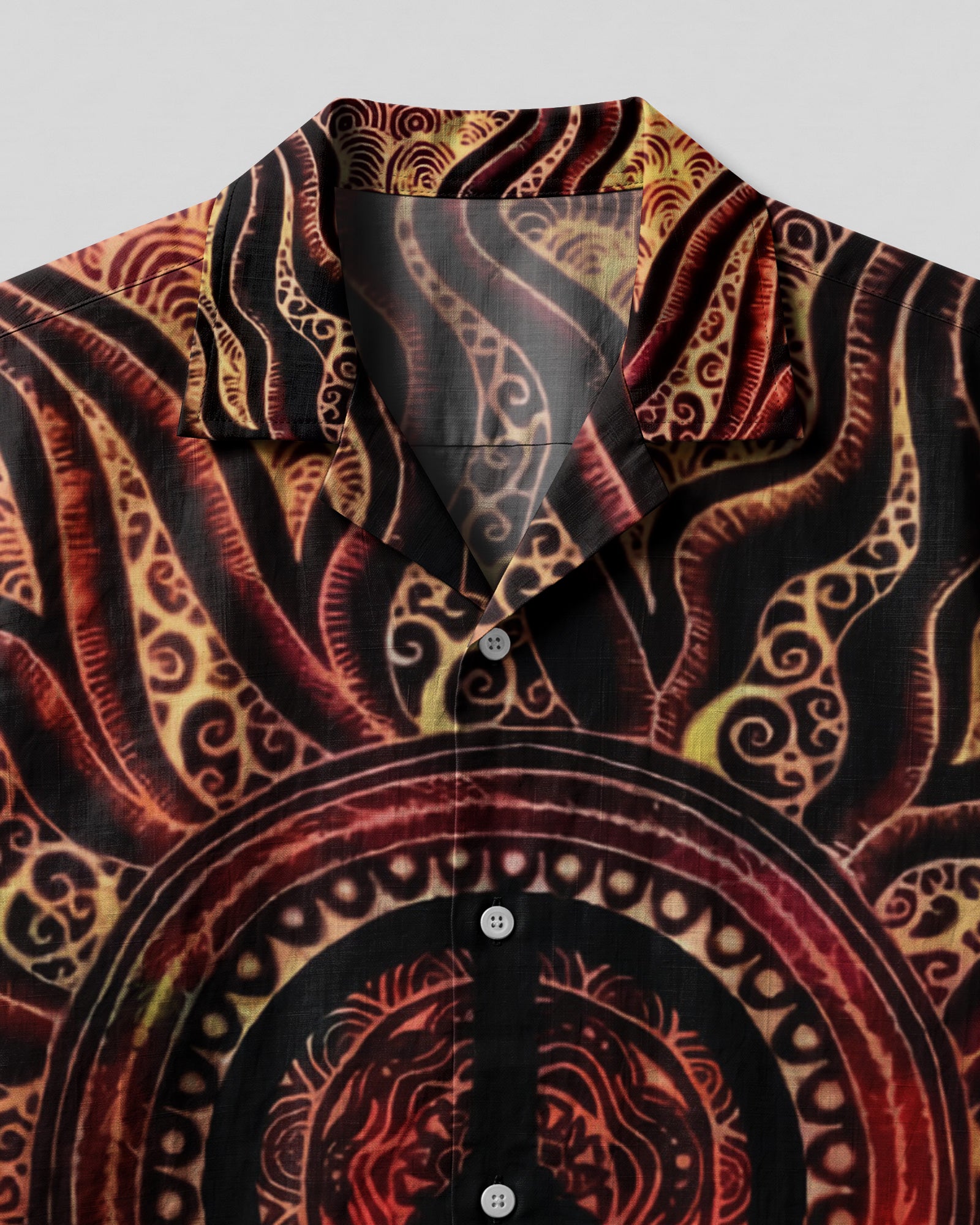 IMAGINE ALL THE PEOPLE LIVING LIFE IN PEACE ABSTRACT CAMP SHIRT - YHDU0905233