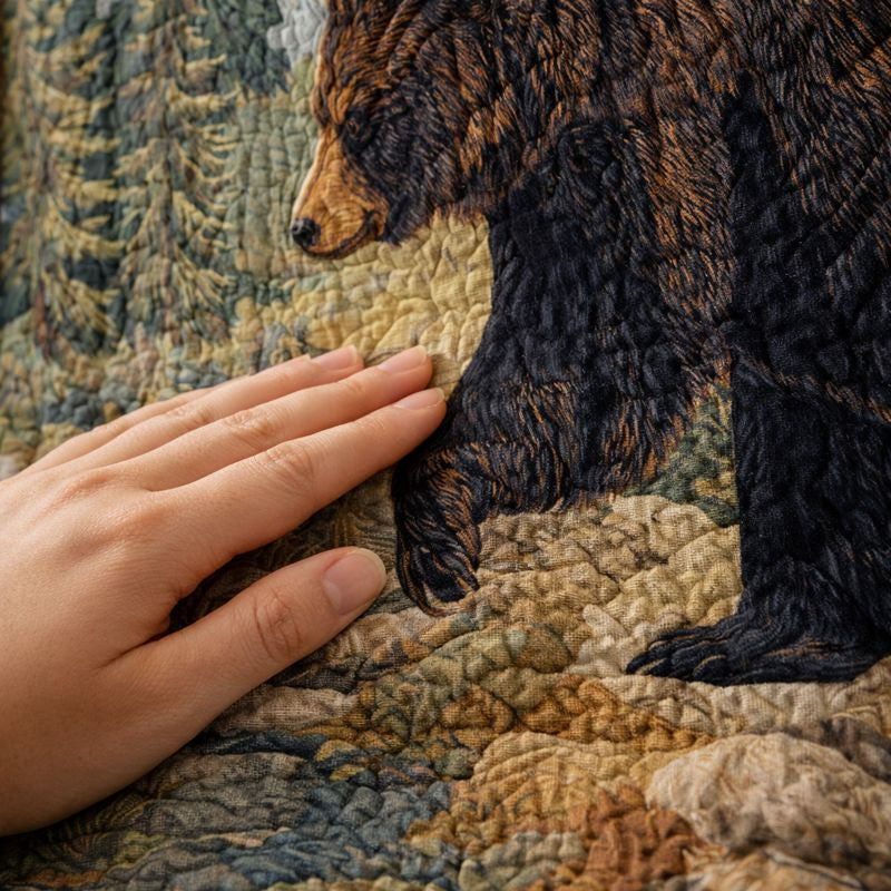 Forest Guardian Quilted Curtains GFTONT5994