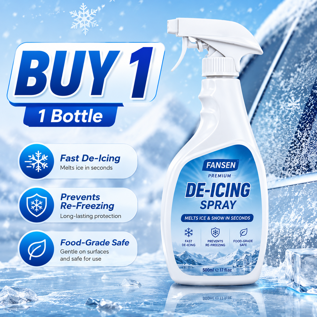 🧊Summer Special 🎁 Refrigerator Defrost Spray — 50% OFF!