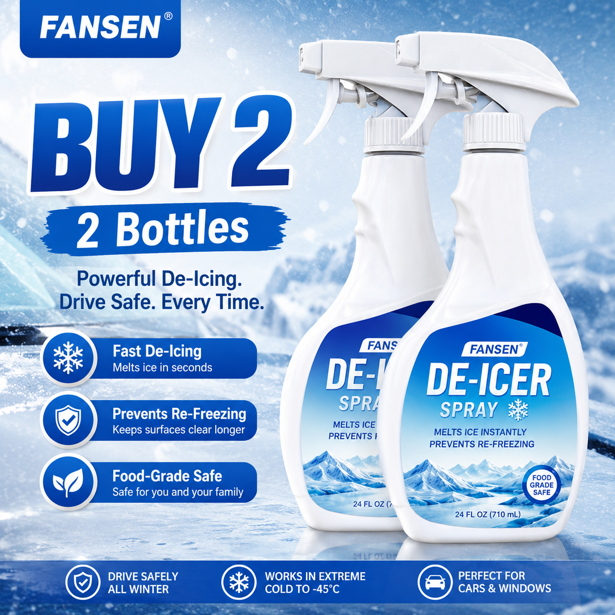 🧊Summer Special 🎁 Refrigerator Defrost Spray — 50% OFF!
