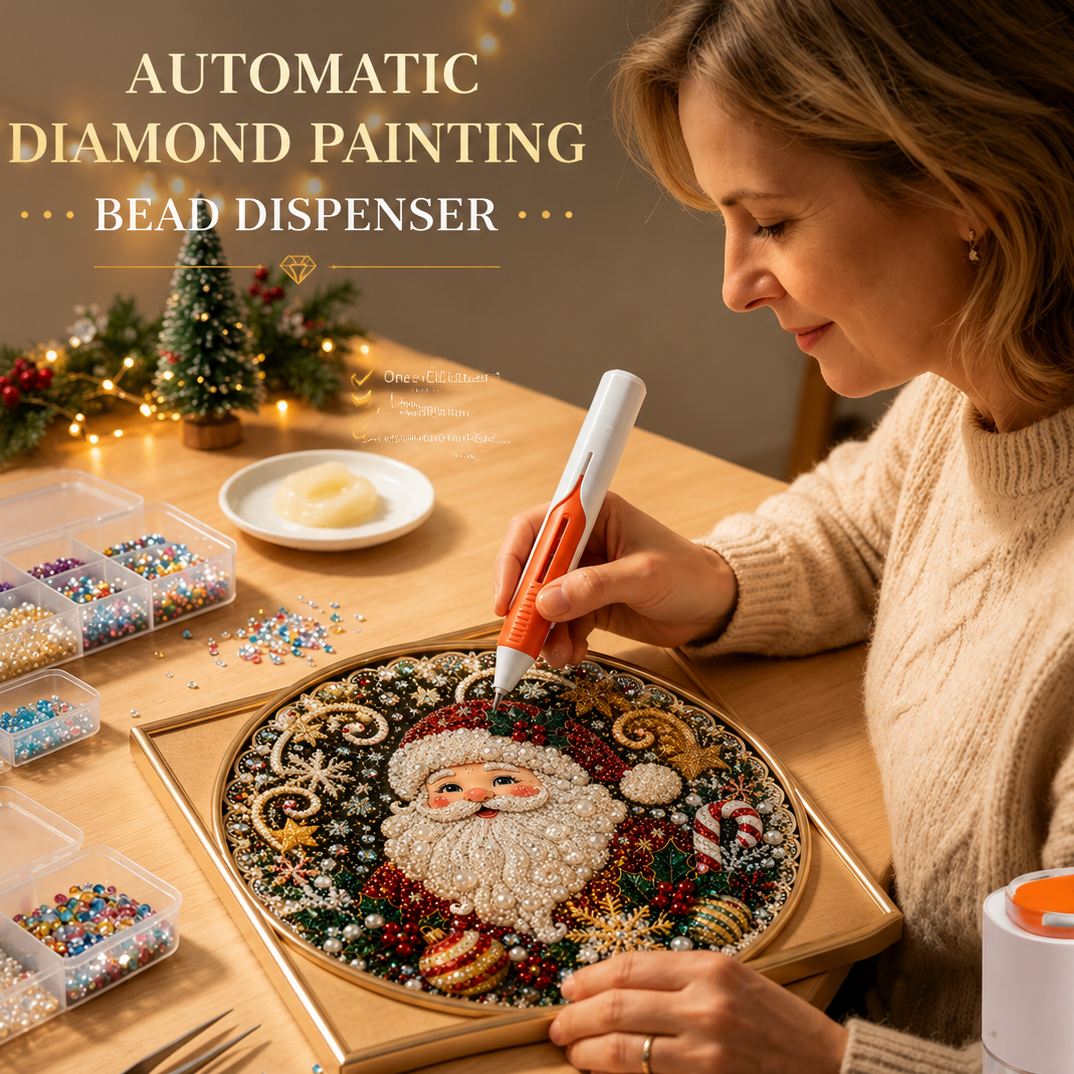 🎄 LIMITED TIME！！ 49% OFF – ✨ 🎄 Christmas Pearl Diamond Art Ornament Kit – DIY Handmade Holiday Hanging Decor 🎅💎