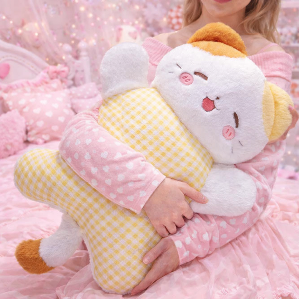Cozy Pastel Animal Cuddle Cushions