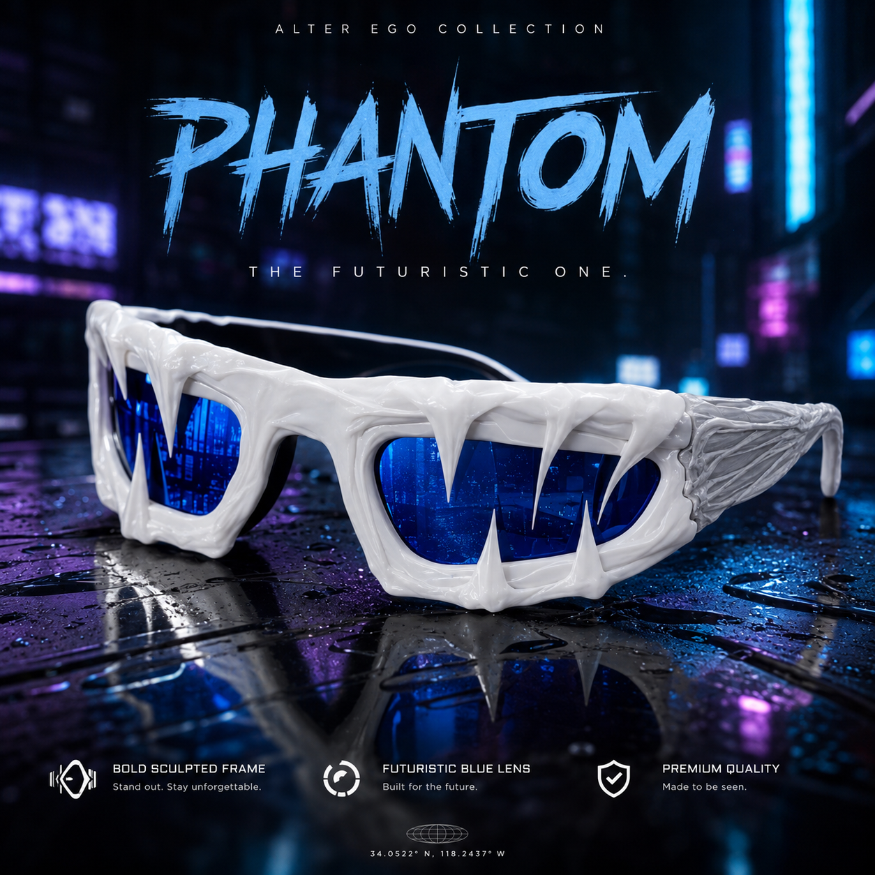 🔥Molten Fang Statement Shades🔥 –Not Made For Everyone. Made For Those Who Stand Out.
