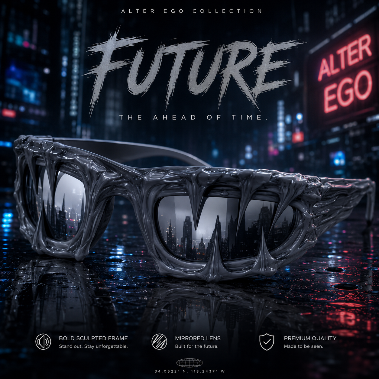🔥Molten Fang Statement Shades🔥 –Not Made For Everyone. Made For Those Who Stand Out.