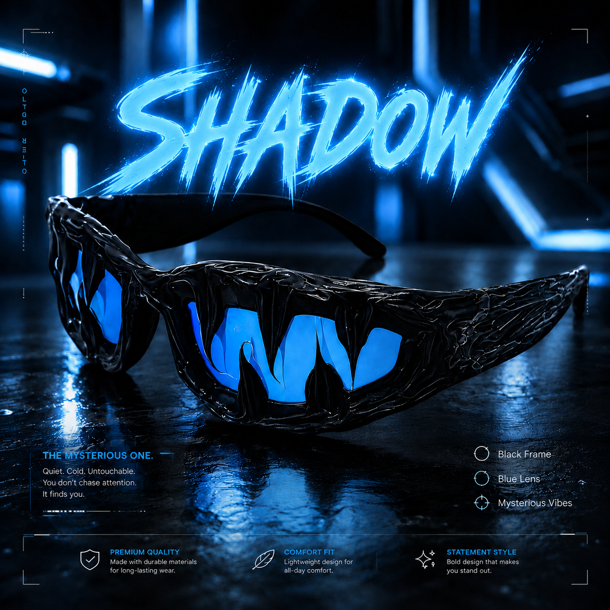 🔥Molten Fang Statement Shades🔥 –Not Made For Everyone. Made For Those Who Stand Out.