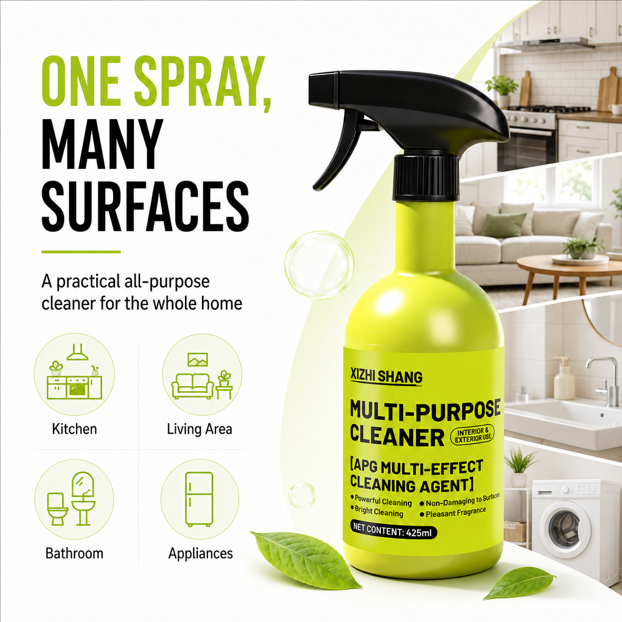 All-in-One Household Cleaner for Kitchen & Home