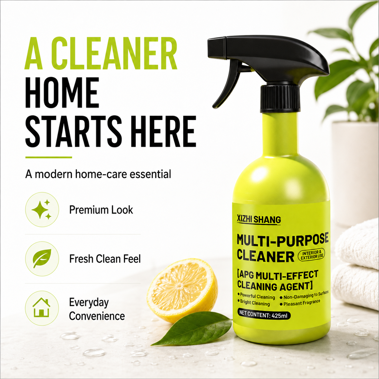 All-in-One Household Cleaner for Kitchen & Home