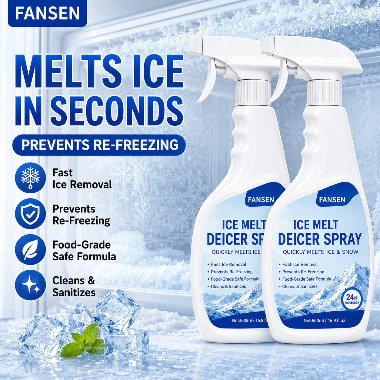 🧊Summer Special 🎁 Refrigerator Defrost Spray — 50% OFF!