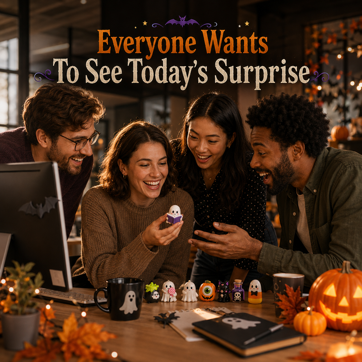 🔥Limited 50% OFF🎃 Halloween Countdown Blind Box | 👻 24 Days of Spooky Surprises 🕯️ One Mystery Figure Every Day ✨ Collect, Display & Celebrate Halloween Fun!