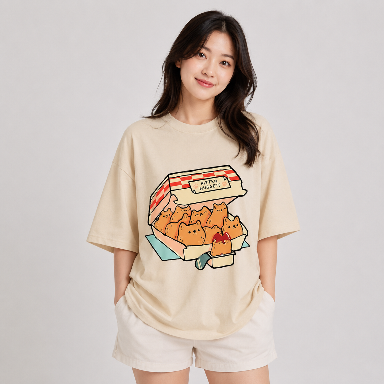 Kawaii Kitten Nuggets Unisex Tee