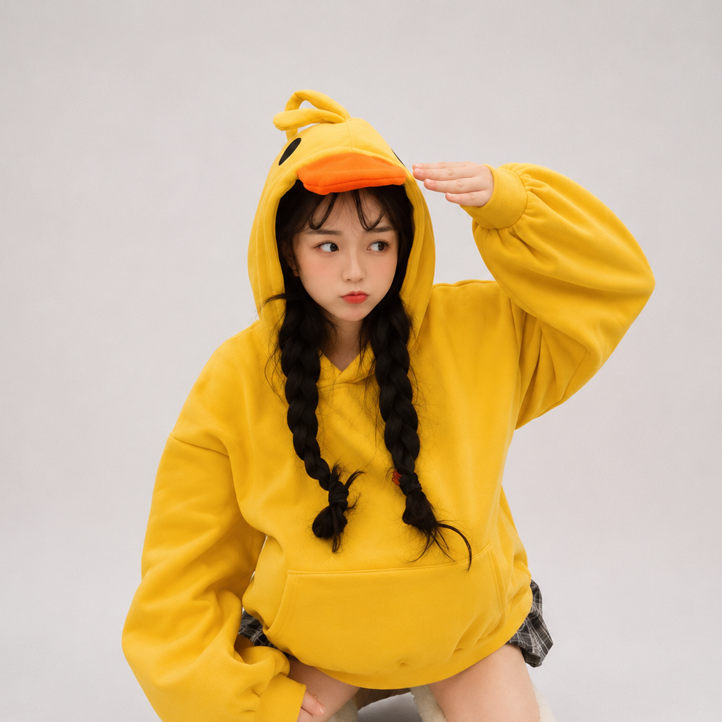 Kawaii Duck Unisex Hoodie