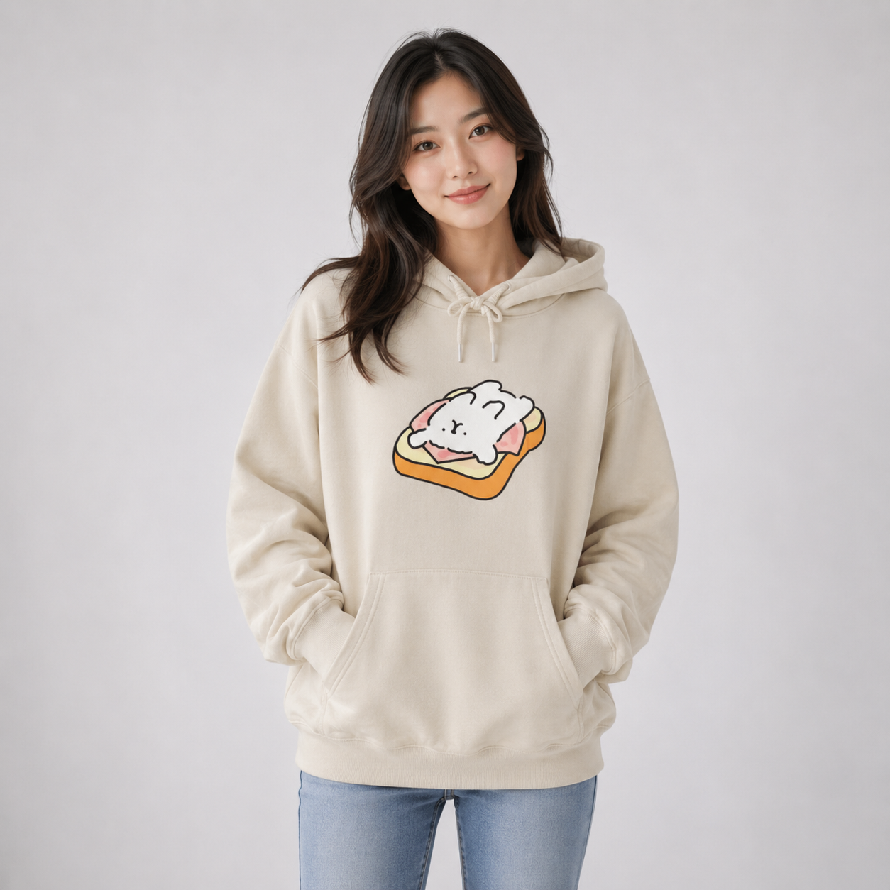 Ham Toastie Luckie the Dog Unisex Hoodie