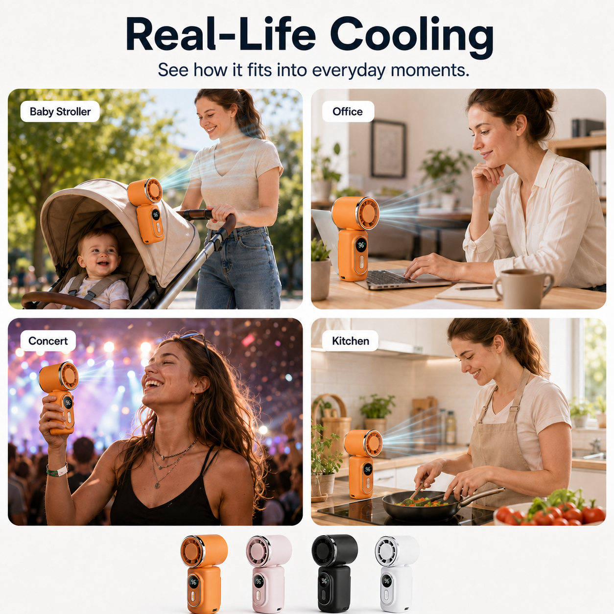 🔥Last Day 50% OFF💦Summer Heat? 💦✨Clip On Instant Cooling Anywhere✨