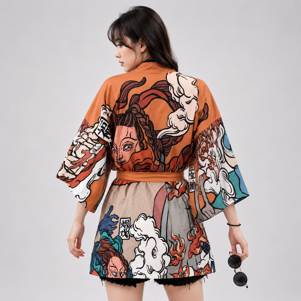 Japanese-themed Women Kimono Mystic World