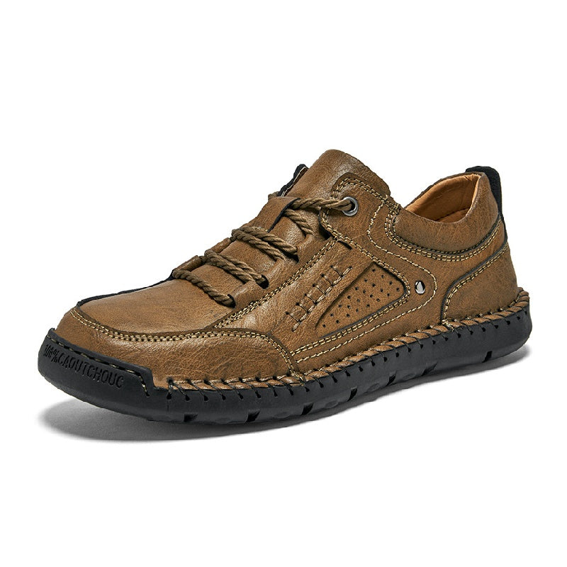 ⏰Limited-Time 70% OFF– Men’s Handmade Orthopedic Leather Shoes Wide Toe Box, Waterproof, Arch Support & Pressure Relief