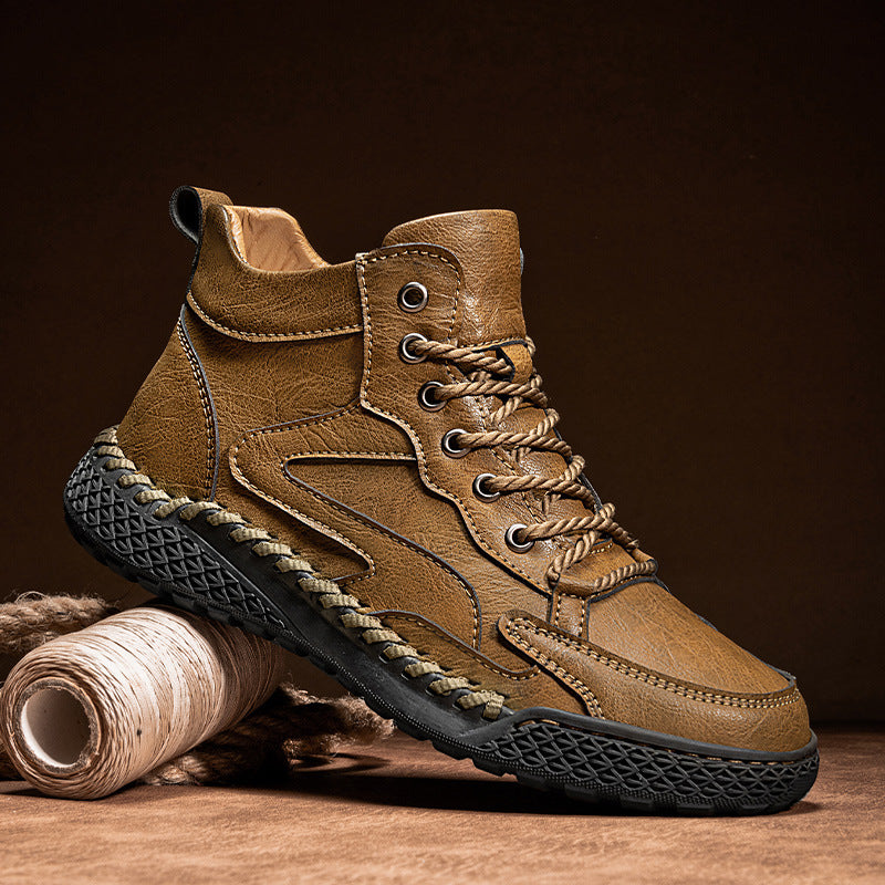 Premium Leather Hiking Boots