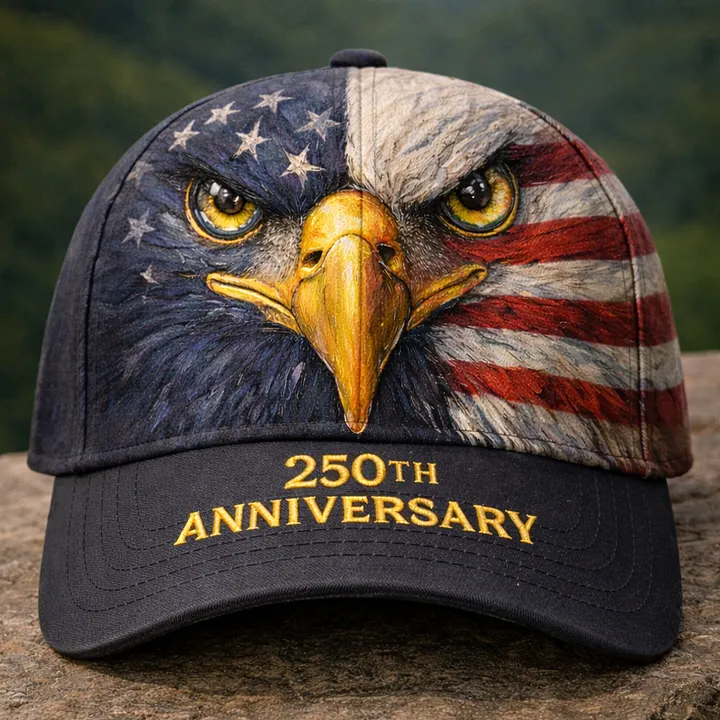 American Eagle Flag Patriotic Baseball Cap