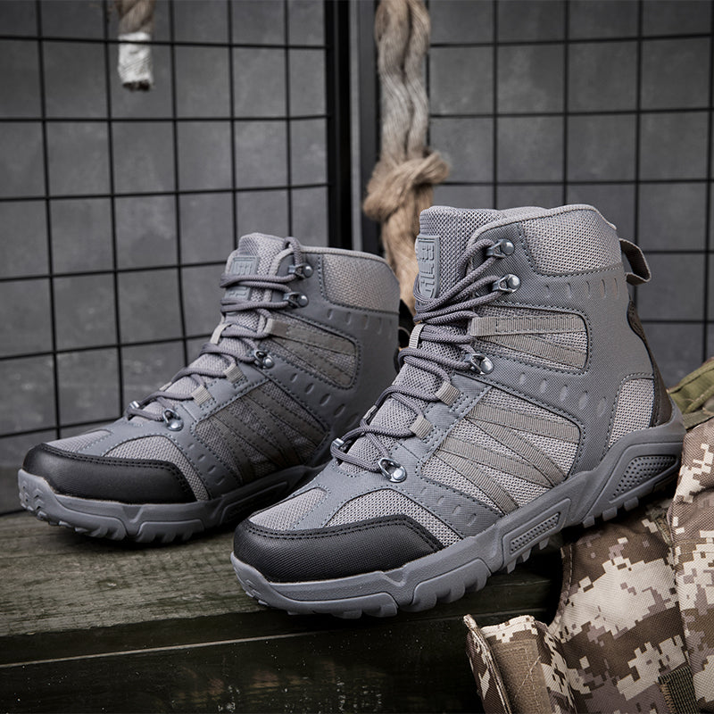 Men’s Tactical Work & Hiking Boots – High Ankle Support, Slip-Resistant, All-Day Pain Relief Comfort Men’s Tactical Work & Hiking Boots – High Ankle Support, Slip-Resistant, All-Day Pain Relief Comfort Men’s Tactical Work & Hiking Boots – High Ankle Suppo