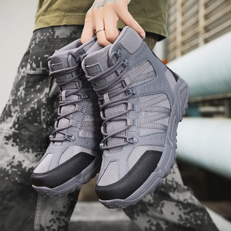 Men’s Tactical Work & Hiking Boots – High Ankle Support, Slip-Resistant, All-Day Pain Relief Comfort Men’s Tactical Work & Hiking Boots – High Ankle Support, Slip-Resistant, All-Day Pain Relief Comfort Men’s Tactical Work & Hiking Boots – High Ankle Suppo