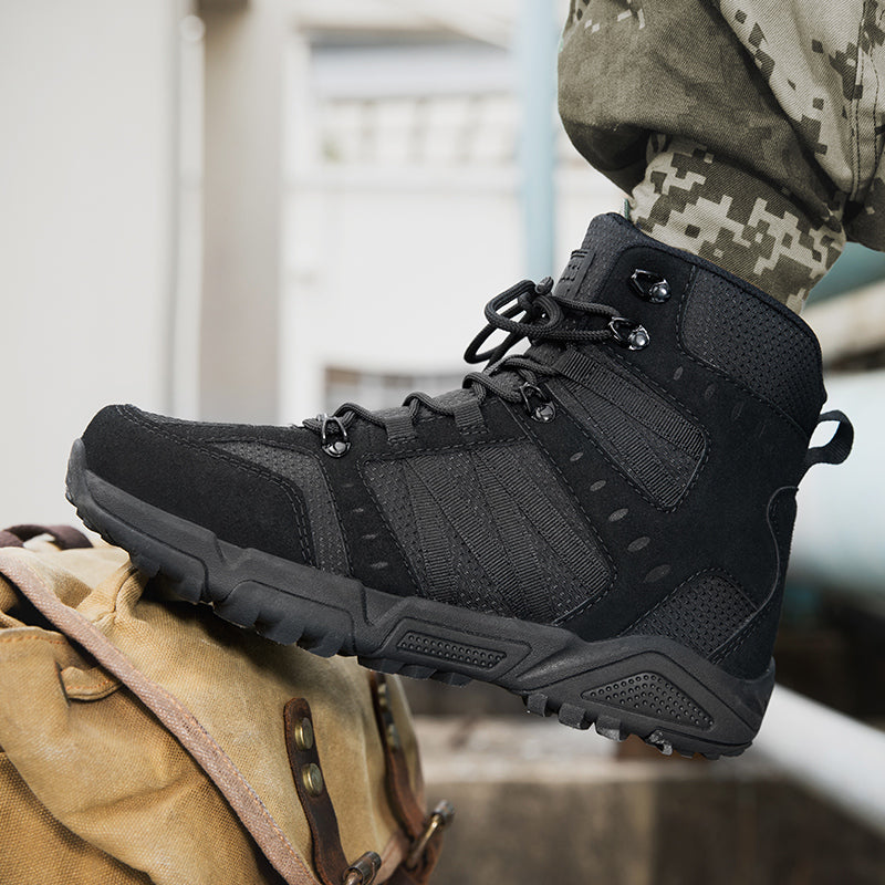 Men’s Tactical Work & Hiking Boots – High Ankle Support, Slip-Resistant, All-Day Pain Relief Comfort Men’s Tactical Work & Hiking Boots – High Ankle Support, Slip-Resistant, All-Day Pain Relief Comfort Men’s Tactical Work & Hiking Boots – High Ankle Suppo
