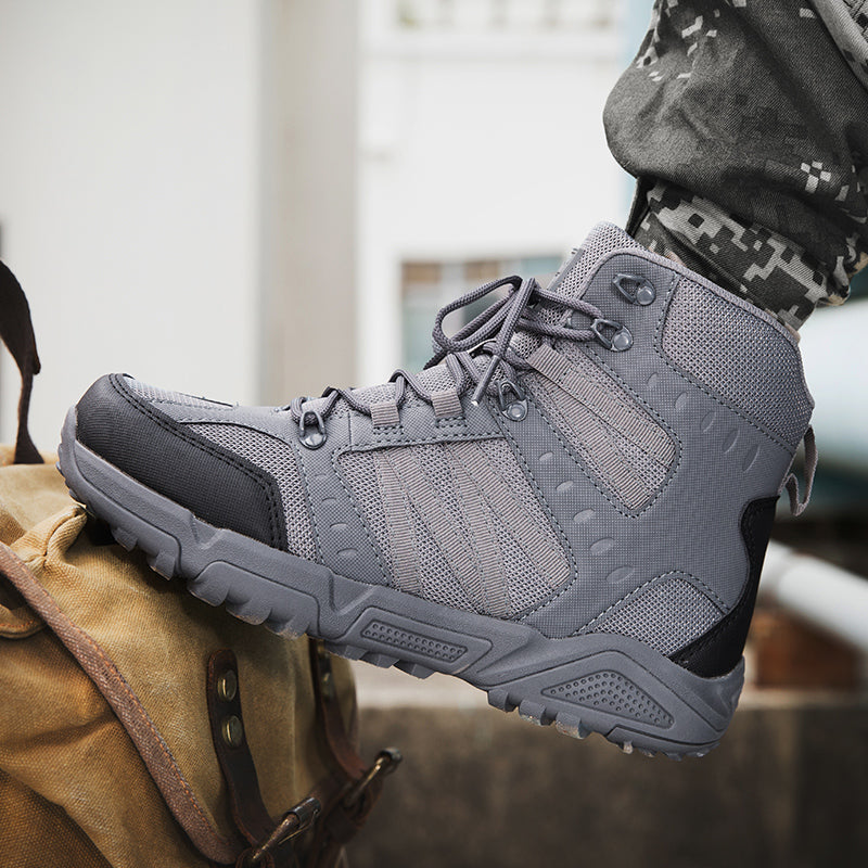 Men’s Tactical Work & Hiking Boots – High Ankle Support, Slip-Resistant, All-Day Pain Relief Comfort Men’s Tactical Work & Hiking Boots – High Ankle Support, Slip-Resistant, All-Day Pain Relief Comfort Men’s Tactical Work & Hiking Boots – High Ankle Suppo